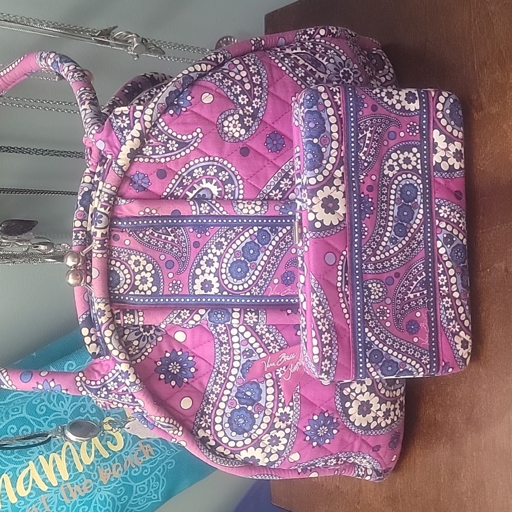 Vera Bradley purse and matching wallet